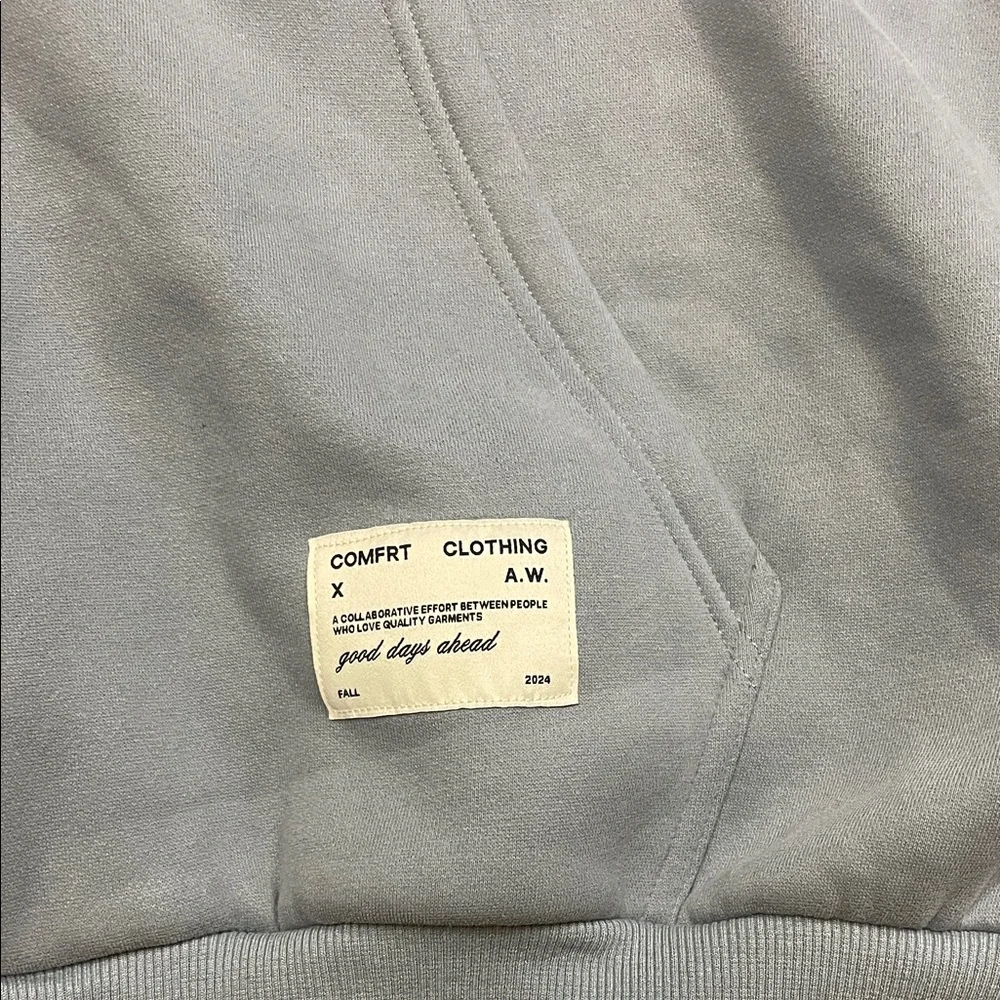 Comfrt Clothing Affirmation Collection‎ Vol 9 Zip Hoodie Blue Oversized 2XL - Picture 4 of 9